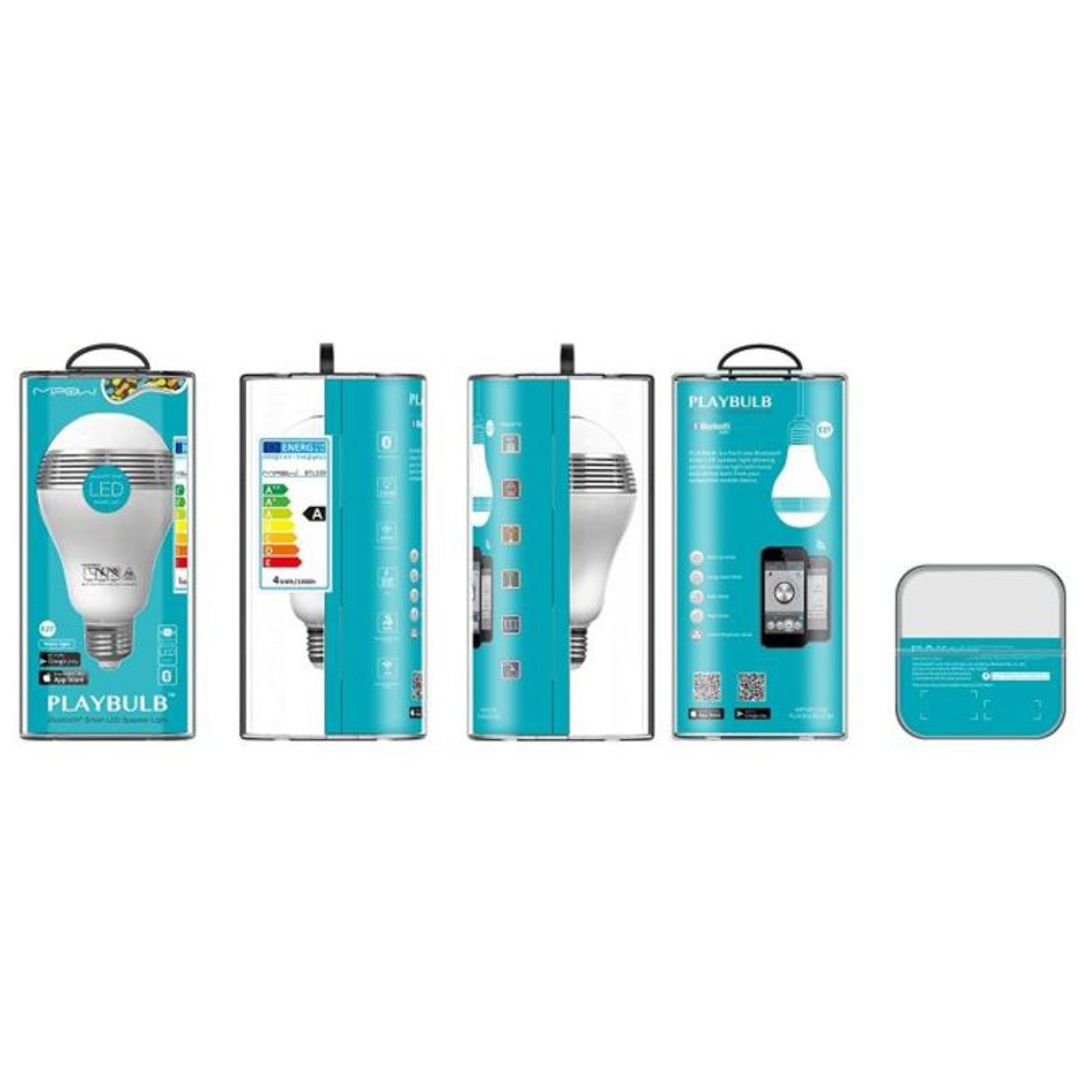 Светодиодная лампочка с bluetooth-динамиком Playbulb