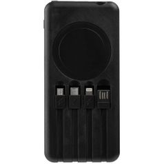 Аккумулятор с беспроводной зарядкой Holiday Maker Wireless, 10000 мАч (Красный)