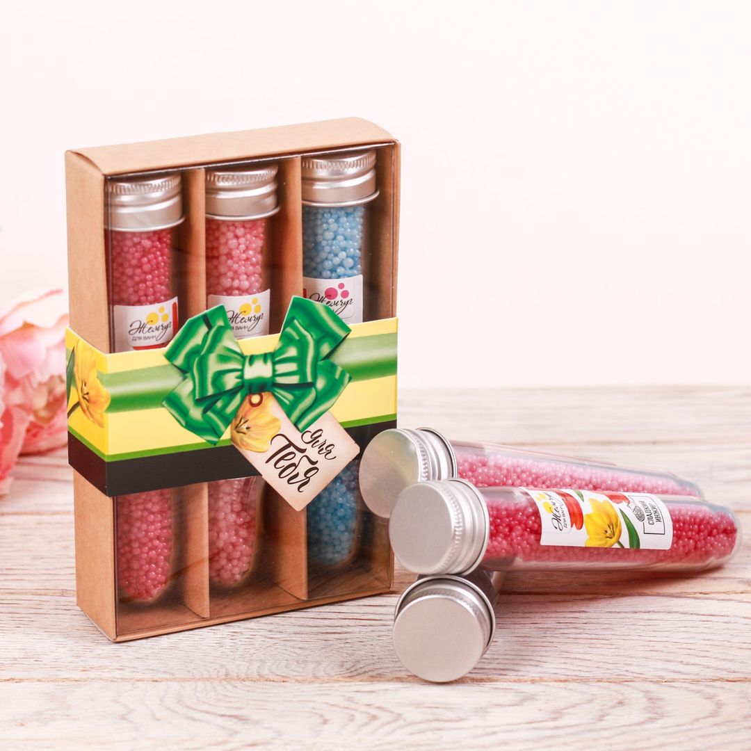 Жемчуг для ванн Для тебя (3 флакона по 30 г) Жемчуг для ванн Для тебя (3 флакона по 30 г)