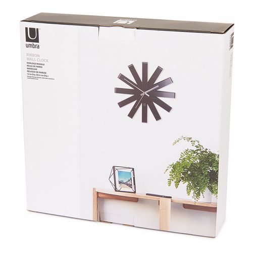 Часы настенные Ribbon (Чёрный) Часы настенные Ribbon (Чёрный)