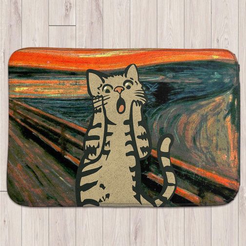 Коврик для входной двери Мяурик