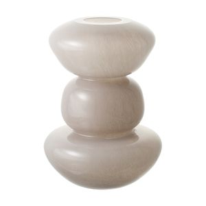 Ваза Riverstone, 25 см, жемчужно-серая Ваза Riverstone, 25 см, жемчужно-серая