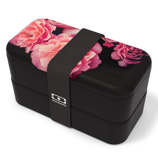 Ланч-бокс Monbento Original (Flower mood black)