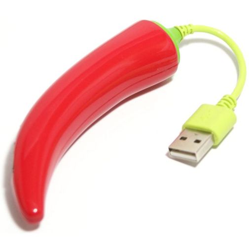 USB Хаб Перец Чили (Красный)
