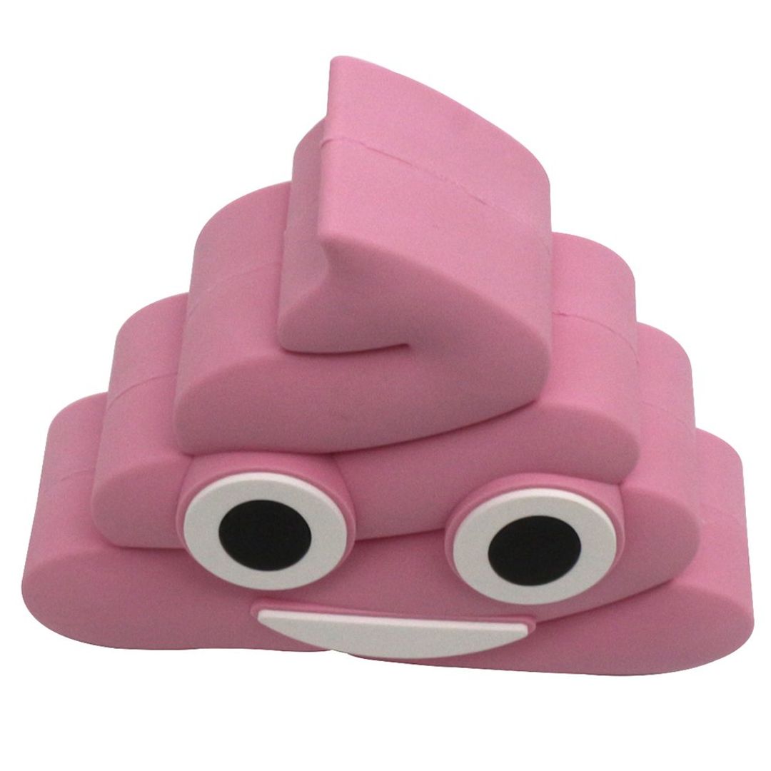 Внешний аккумулятор Power Bank Emoji Розовая какашка