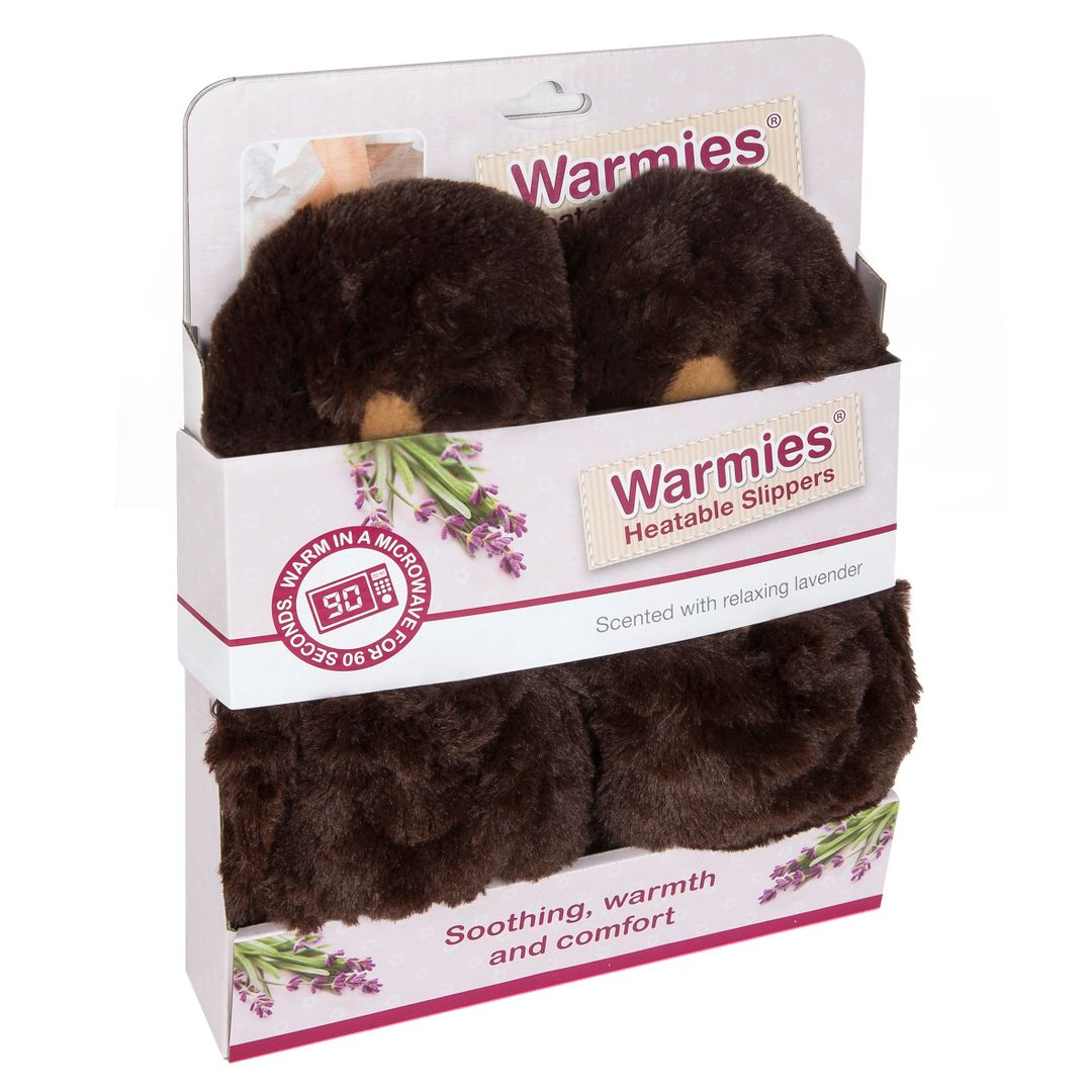 Тапочки-грелки (темно-коричневые) Тапочки-грелки (темно-коричневые)