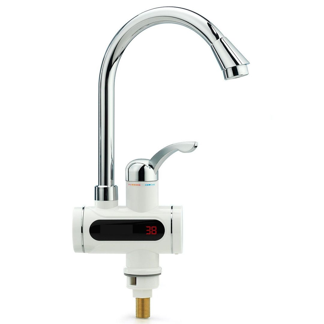 Электроводонагреватель проточный с электронным дисплеем