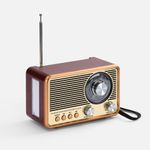 Bluetooth-колонка с радио Listenberg (коричневый)