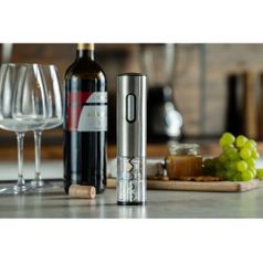 Винный набор Wine Diesel (Серебристый)