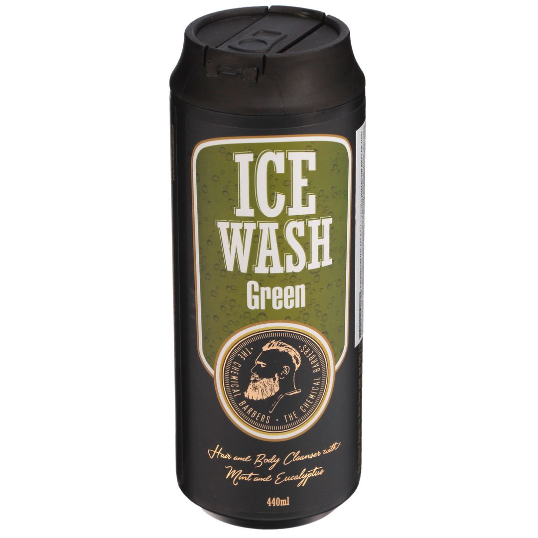 Освежающий гель для душа с мятой и эвкалиптом Ice Wash Green