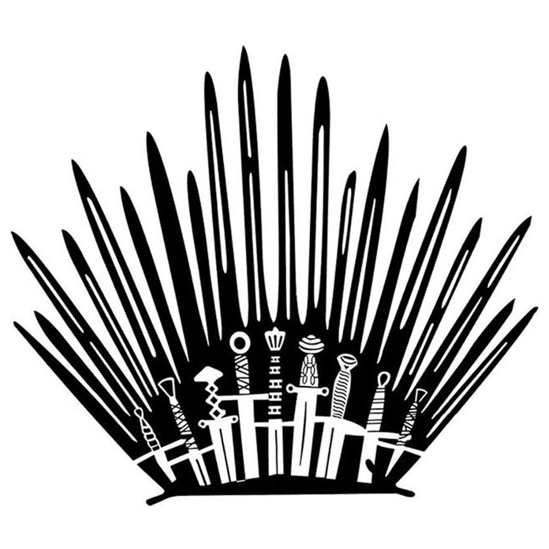 Наклейка для унитаза Железный трон