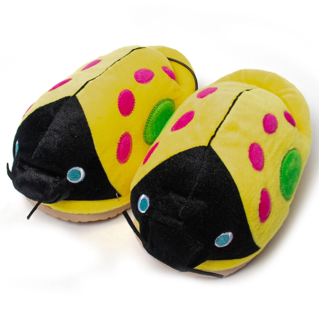 Тапочки с подогревом от USB Божьи коровки Тапочки с подогревом от USB Божьи коровки