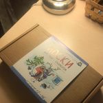 Носки шерстяные белые с синими оленями Отзыв Носки шерстяные белые с синими оленями Отзыв