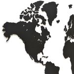 Декоративная Карта мира Wall Decoration Black mini