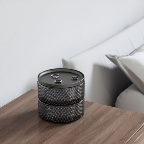 Шкатулка для украшений Tesora дымчатая Шкатулка для украшений Tesora дымчатая