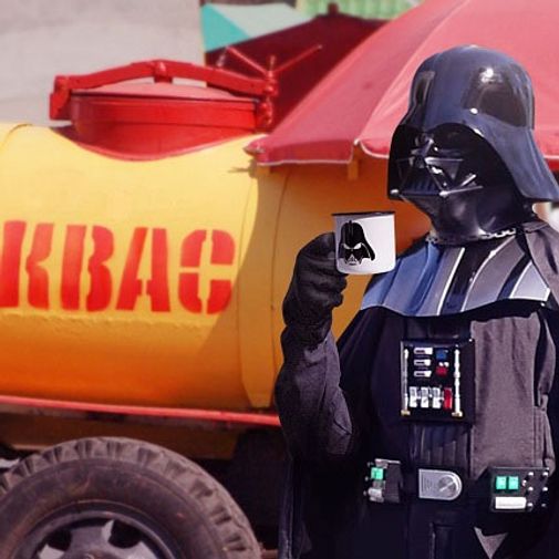 Эмалированная кружка Darth Vader С квасом Эмалированная кружка Darth Vader С квасом