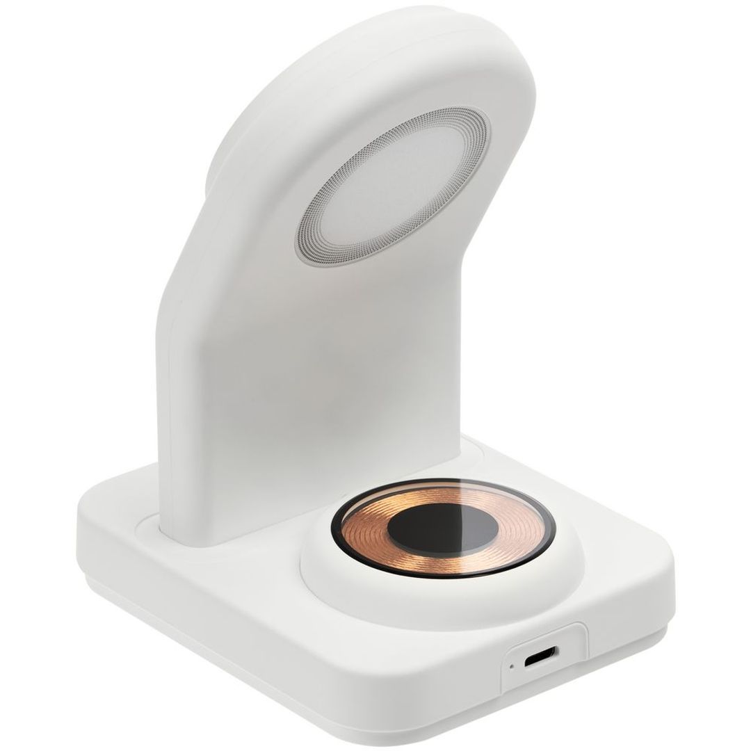 Зарядная станция с подсветкой Cooper Duo (Белая)