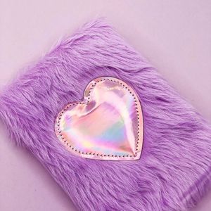 Блокнот плюшевый Purple heart