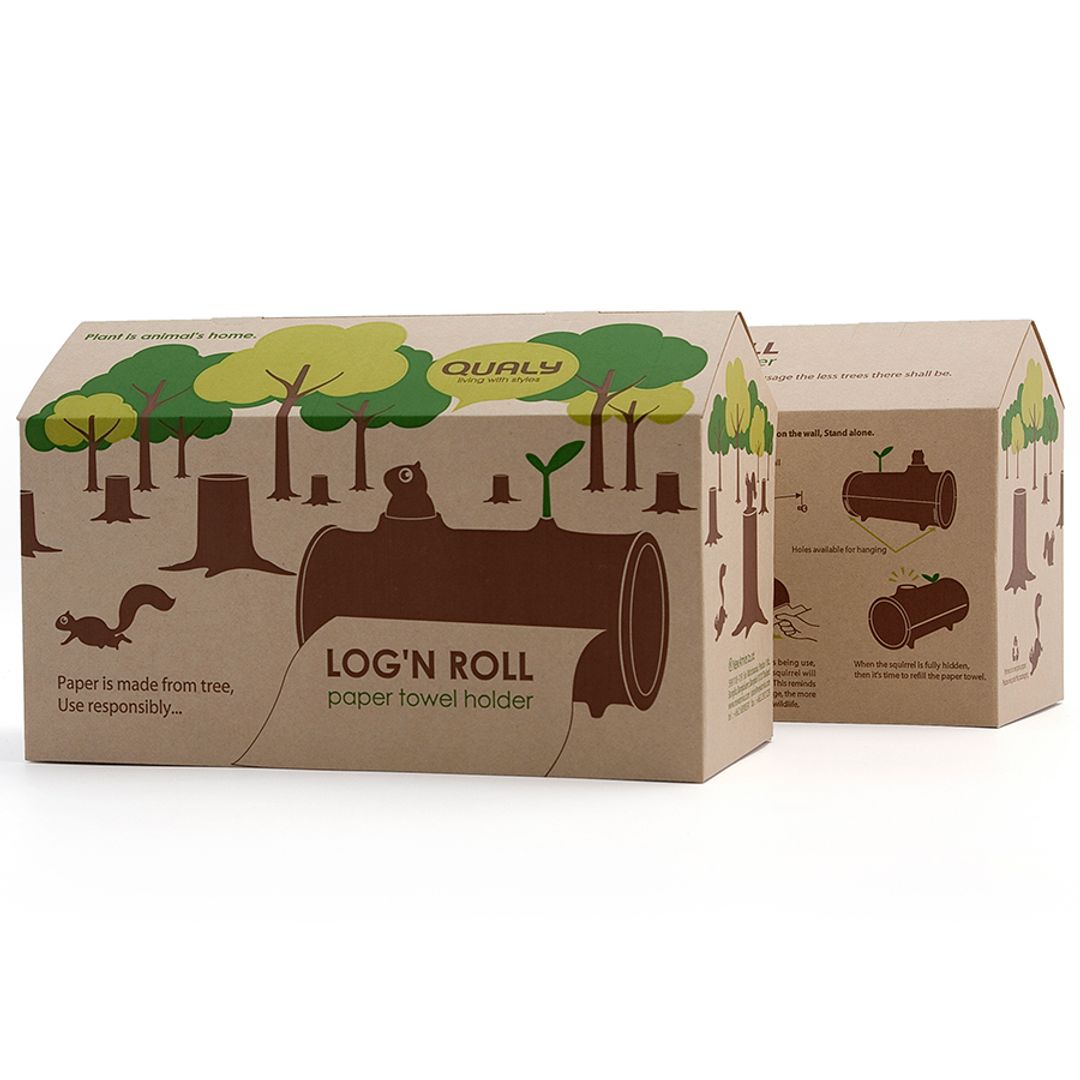Держатель для бумажных полотенец Log&Roll Держатель для бумажных полотенец Log&Roll