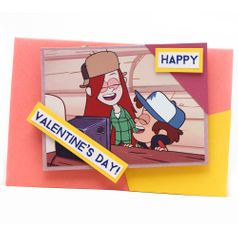 Открытка Gravity Falls Happy Valentine's Day