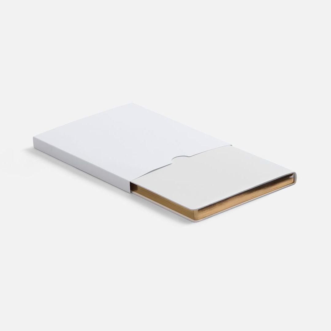 Подарочный набор Планы на счастье (белый с золотистым) Подарочный набор Планы на счастье (белый с золотистым)