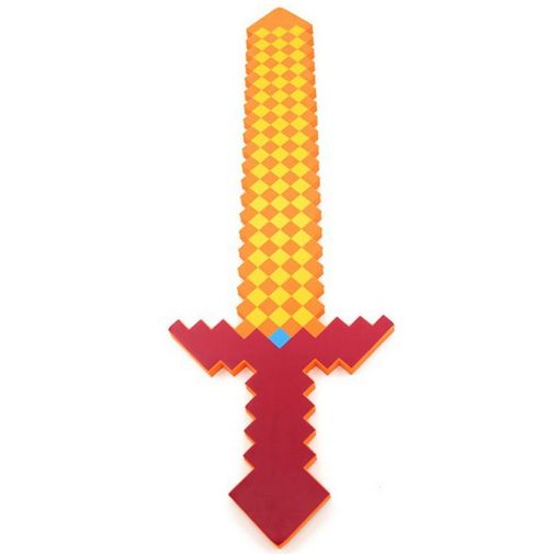 Огненный меч Minecraft