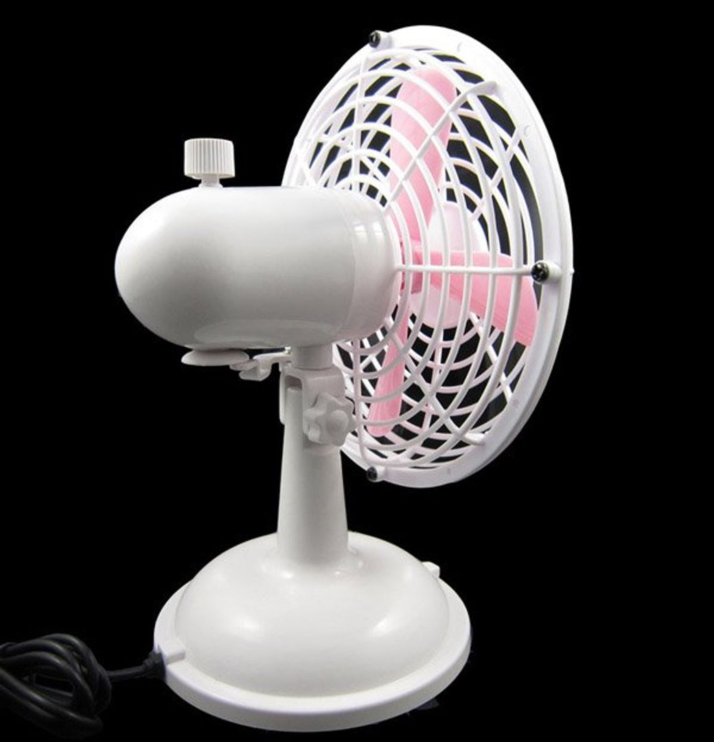 USB Вентилятор Настольный Белый USB Вентилятор Настольный Белый