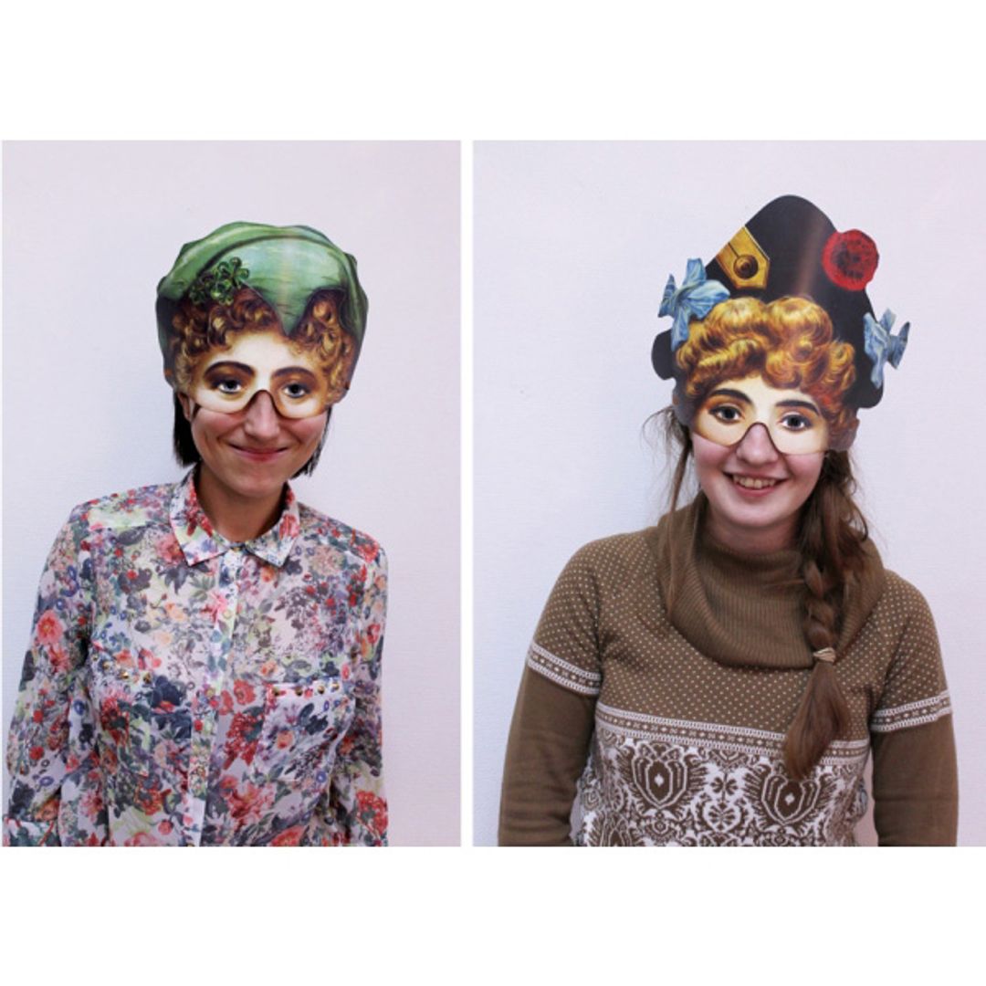 Маски Девичник Ретро (8 шт.)