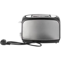 Электрический тостер Postre (серебристо-черный)