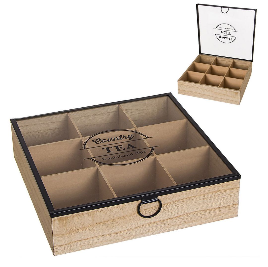 Бокс для чайных пакетиков Weston (9 секций) Бокс для чайных пакетиков Weston (9 секций)