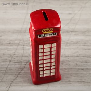 Копилка Красная английская телефонная будка