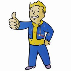 Часы настенные Fallout Vault Boy