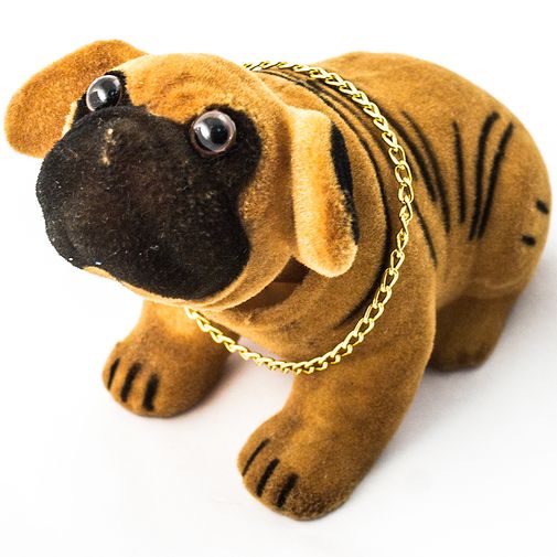 Кивающая собачка Бульдог (Рыжий)