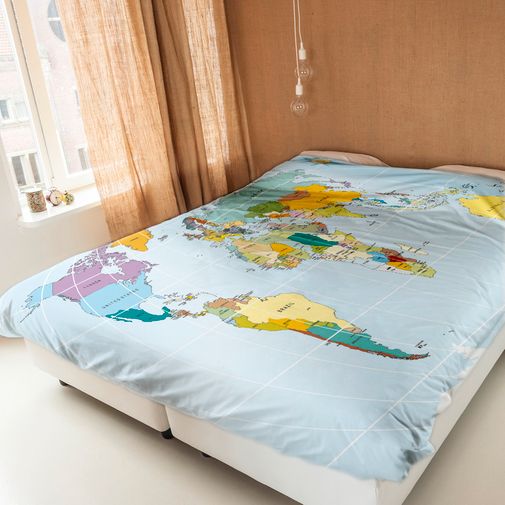 Комплект постельного белья Newtone Карта мира
