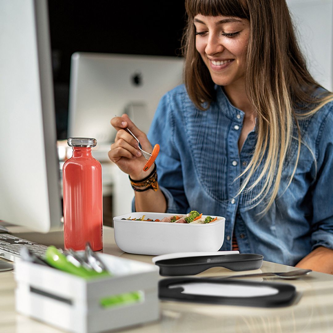 Ланч-бокс On The Go белый (900 мл)