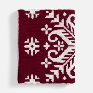 Шарф Wintertude L (красный с белым)