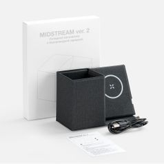 Складной органайзер с беспроводной зарядкой Midstream ver.2 (серый)