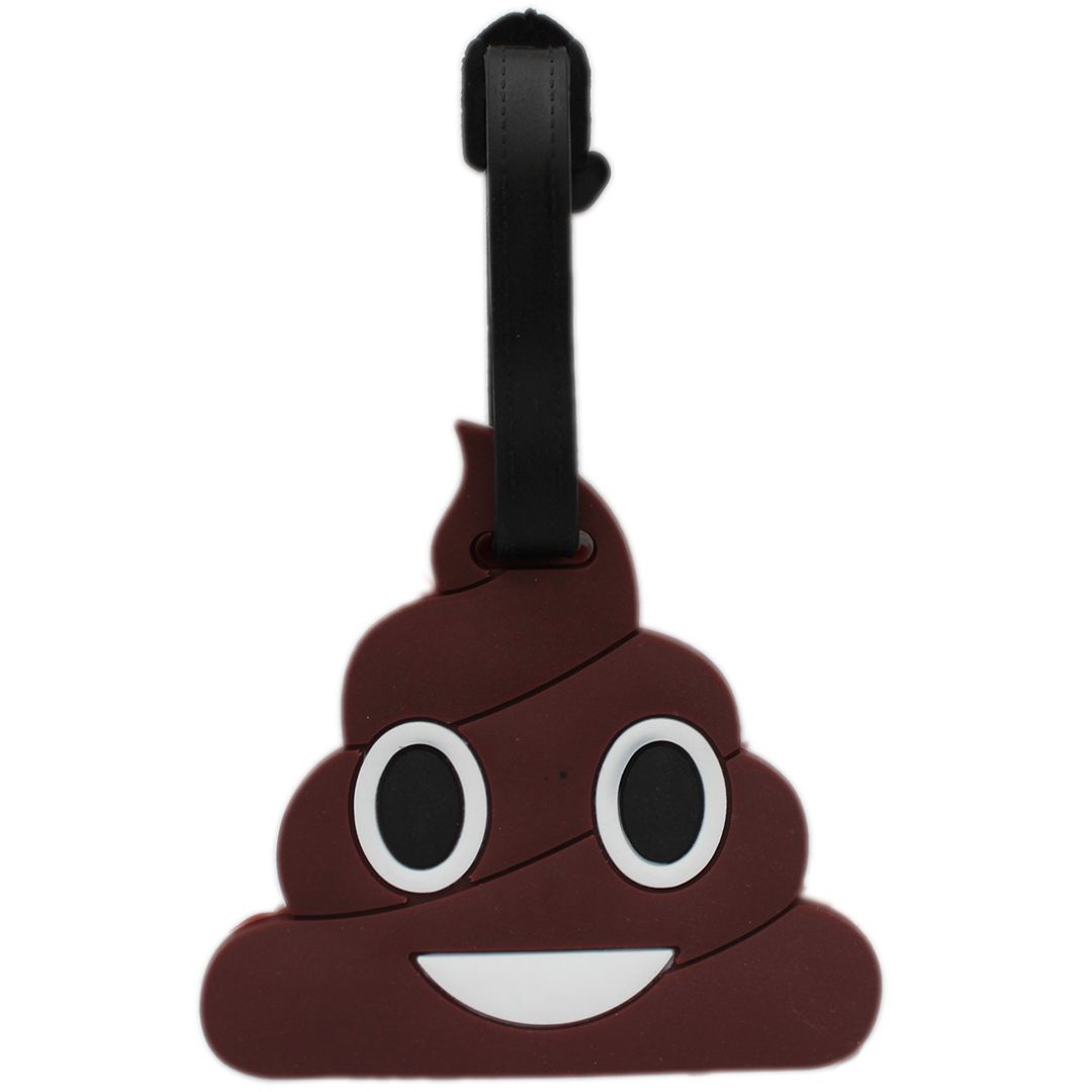 Бирка для багажа Emoji Какашка Бирка для багажа Emoji Какашка