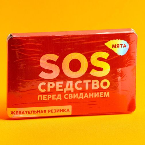 Жевательная резинка SOS средство (мята)