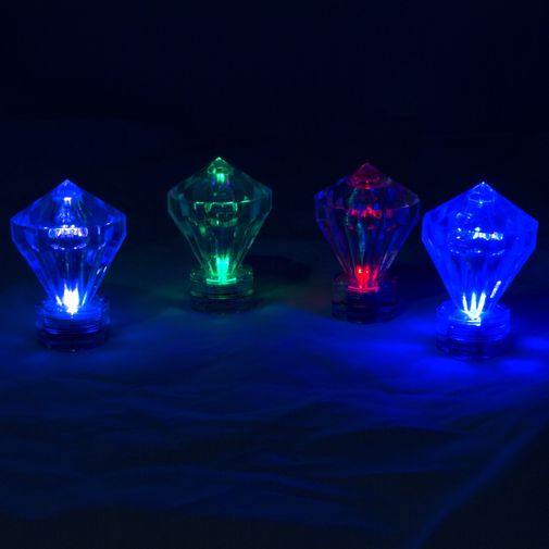 Водонепроницаемые свечи Алмазы (4 шт.)