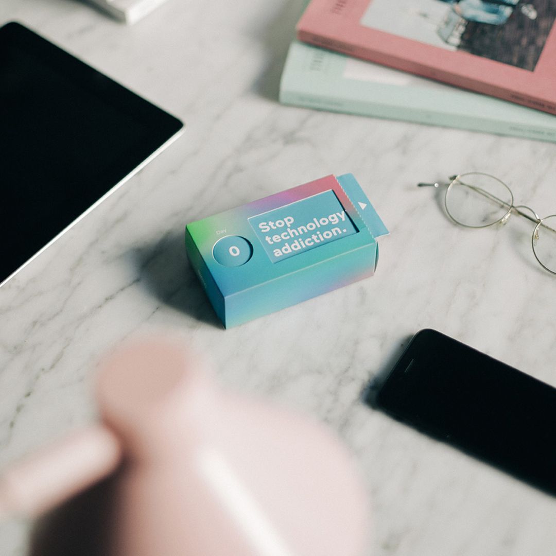 Набор бумажных мотиваторов 21 день, чтобы побороть зависимость от техники