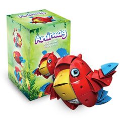 Магнитный конструктор Animag Попугай