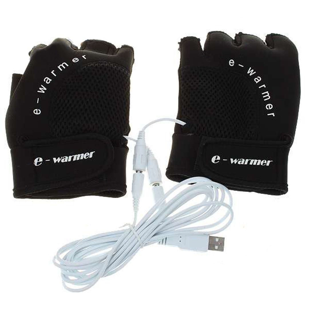 Перчатки с подогревом от USB e-warmer Черные Перчатки с подогревом от USB e-warmer Черные