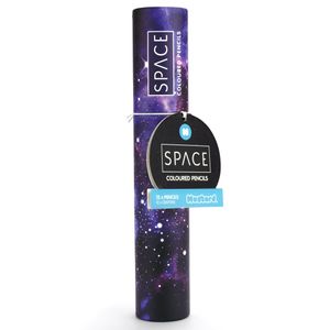 Набор цветных карандашей Космос Space (12 шт.)