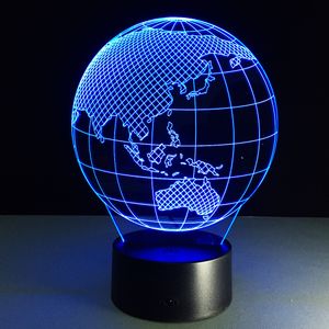3D Лампа Глобус