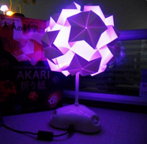 Светильник Конструктор Akari Сиреневая подсветка