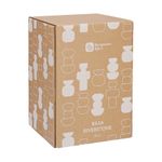 Ваза Riverstone, 25 см, жемчужно-серая