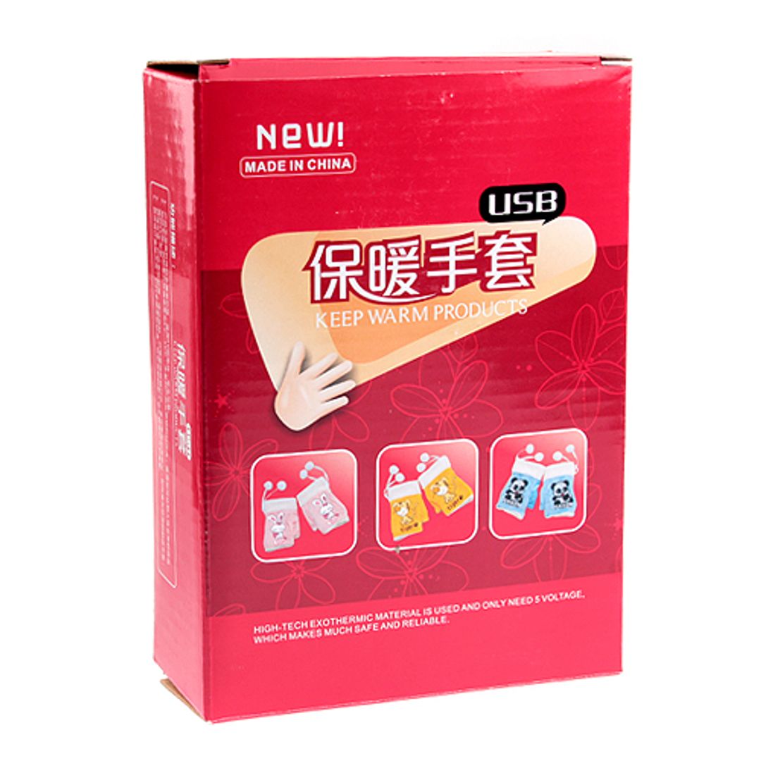 Перчатки с подогревом от USB Панда