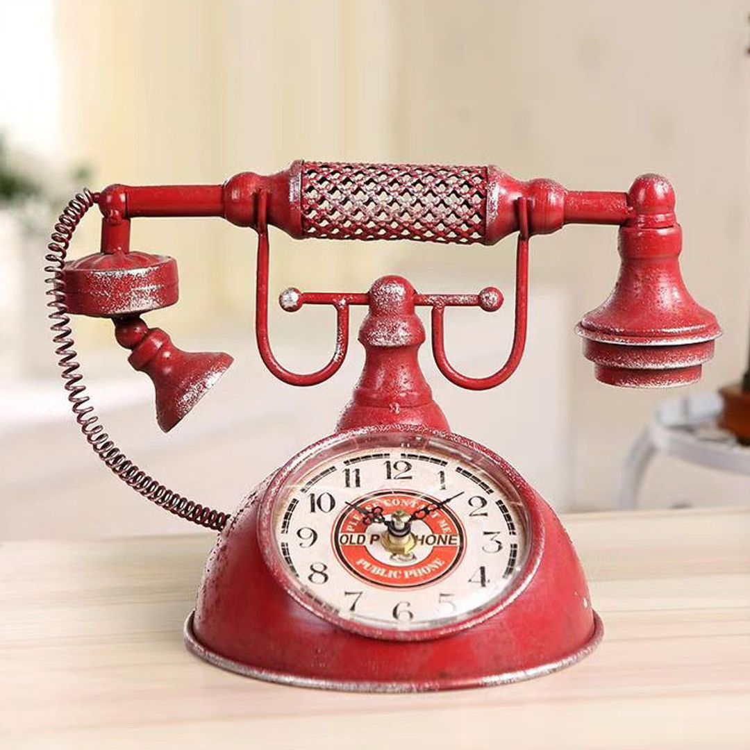 Винтажные часы Телефон