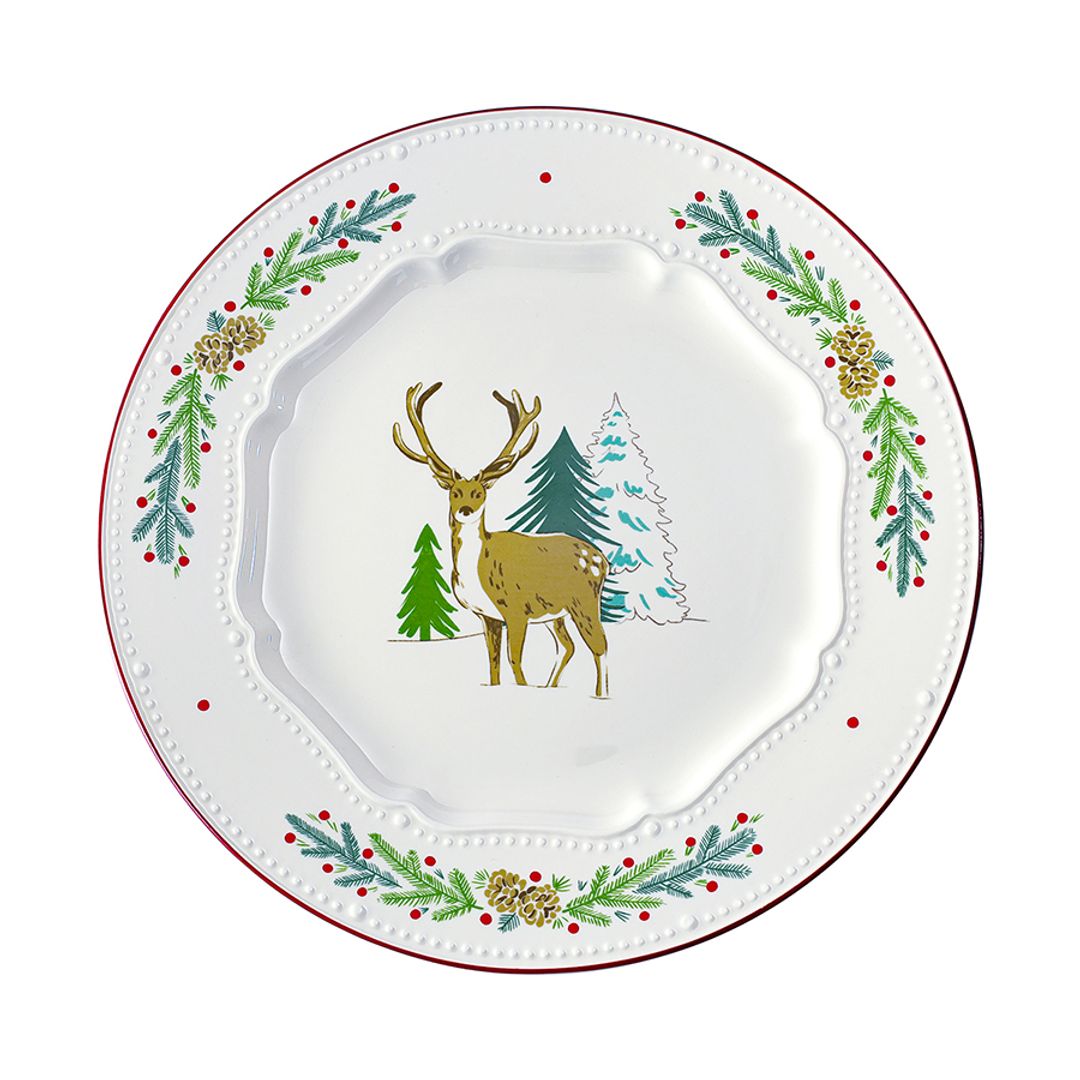 Набор из четырех тарелок Nordic winter из коллекции New Year Essential, 23 см